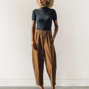 7115 by Szeki Short-Sleeve Mockneck Top (Size S)